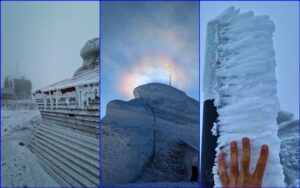 Iarna timpurie asaza imagini DE COLECTIE pe cresta Bucegilor