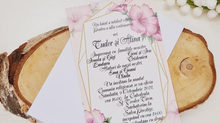 Invitații de lux pentru nuntă și botez – adaugă o notă de eleganță evenimentului tău
