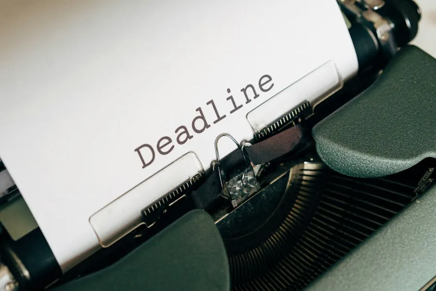 Photo common procedural deadline mistakes justice